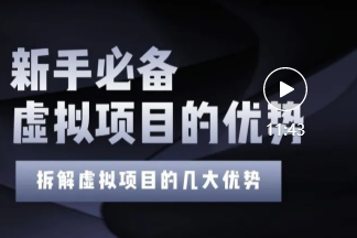 [高端精品] 拆解虚拟项目5大优势，0基础教你打造月入上万虚拟店铺-550资源网|九公子网络科技