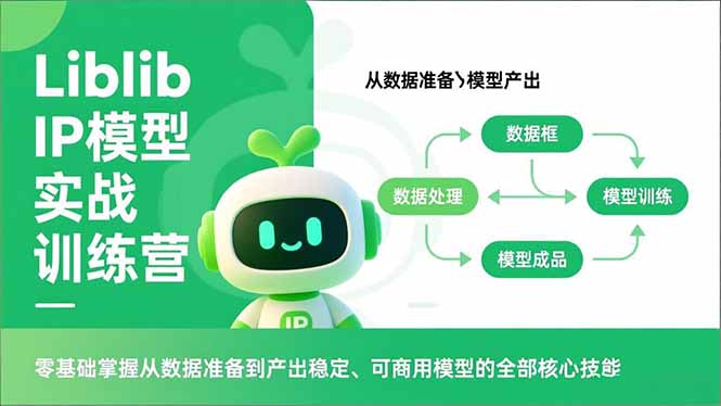 Liblib IP模型实战训练营，零基础掌握从数据准备到产出稳定、可商用模型的全部核心技能-550资源网|九公子网络科技