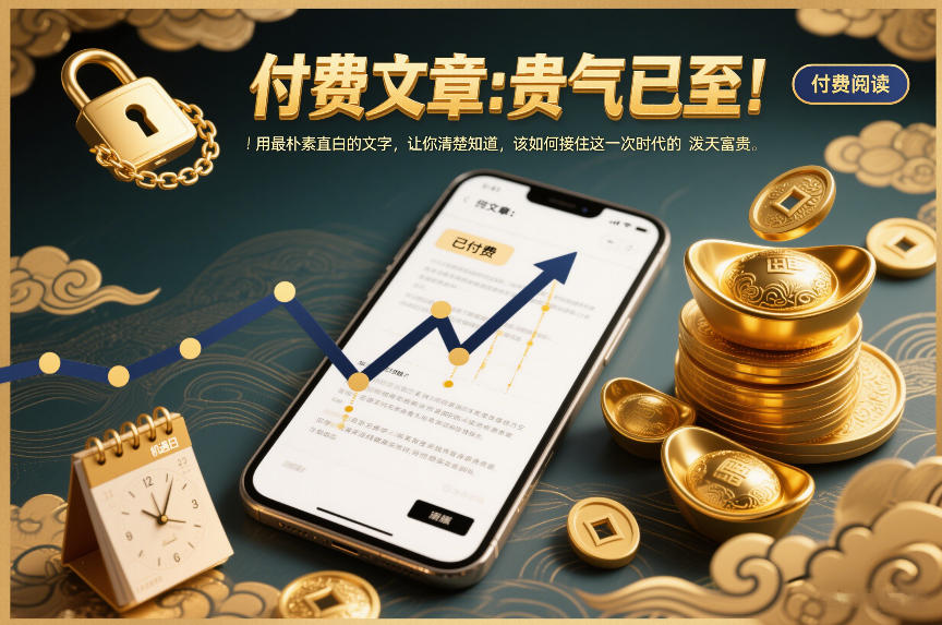 付费文章：贵气已至！用最朴素直白的文字，让你清楚知道，该如何接住这一次时代的泼天富贵-550资源网|九公子网络科技