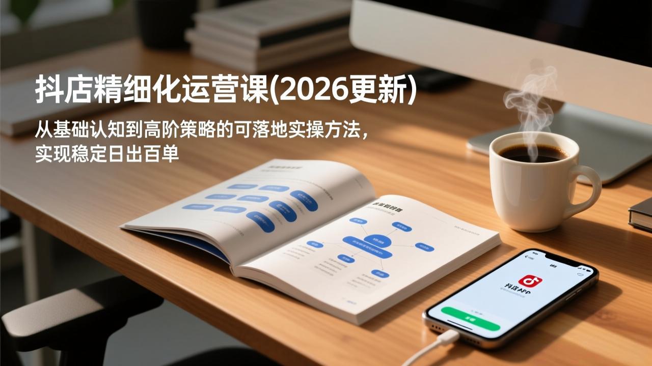 抖店精细化运营课(2026更新-550资源网|九公子网络科技