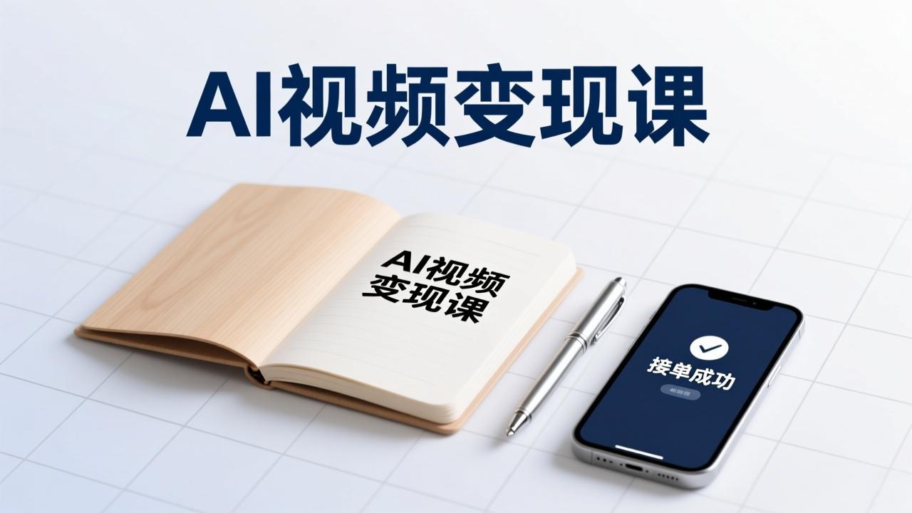 AI视频变现课，学完即可创作短片、接商单，实现副业增收，单项目报价可达千元-550资源网|九公子网络科技
