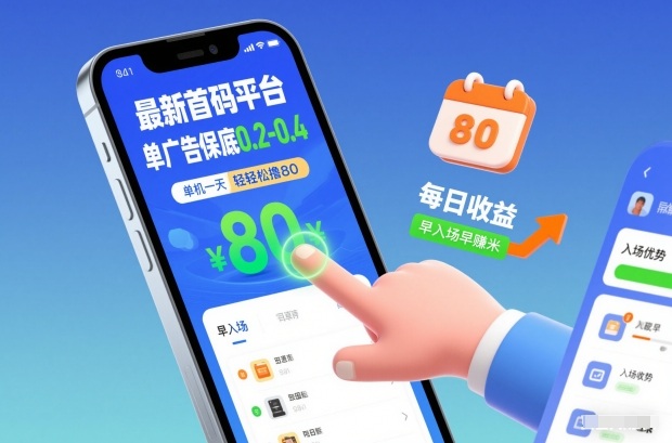最新首码平台，单广告保底0.2-0.4，单机一天轻松撸80，早入场早賺米【揭秘】-550资源网|九公子网络科技