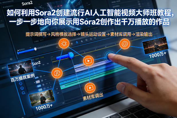 如何利用Sora2创建流行AI人工智能视频大师班，一步一步地向你展示用Sora2创作出千万播放的作品-550资源网|九公子网络科技