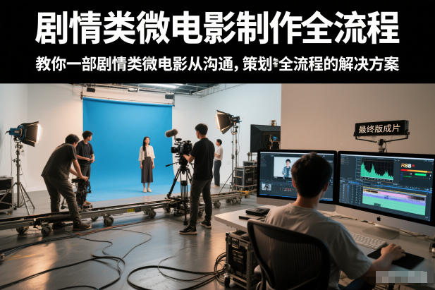 剧情类微电影制作全流程，教你一部剧情类微电影从沟通，策划到拍摄制作全流程的解决方案-550资源网|九公子网络科技