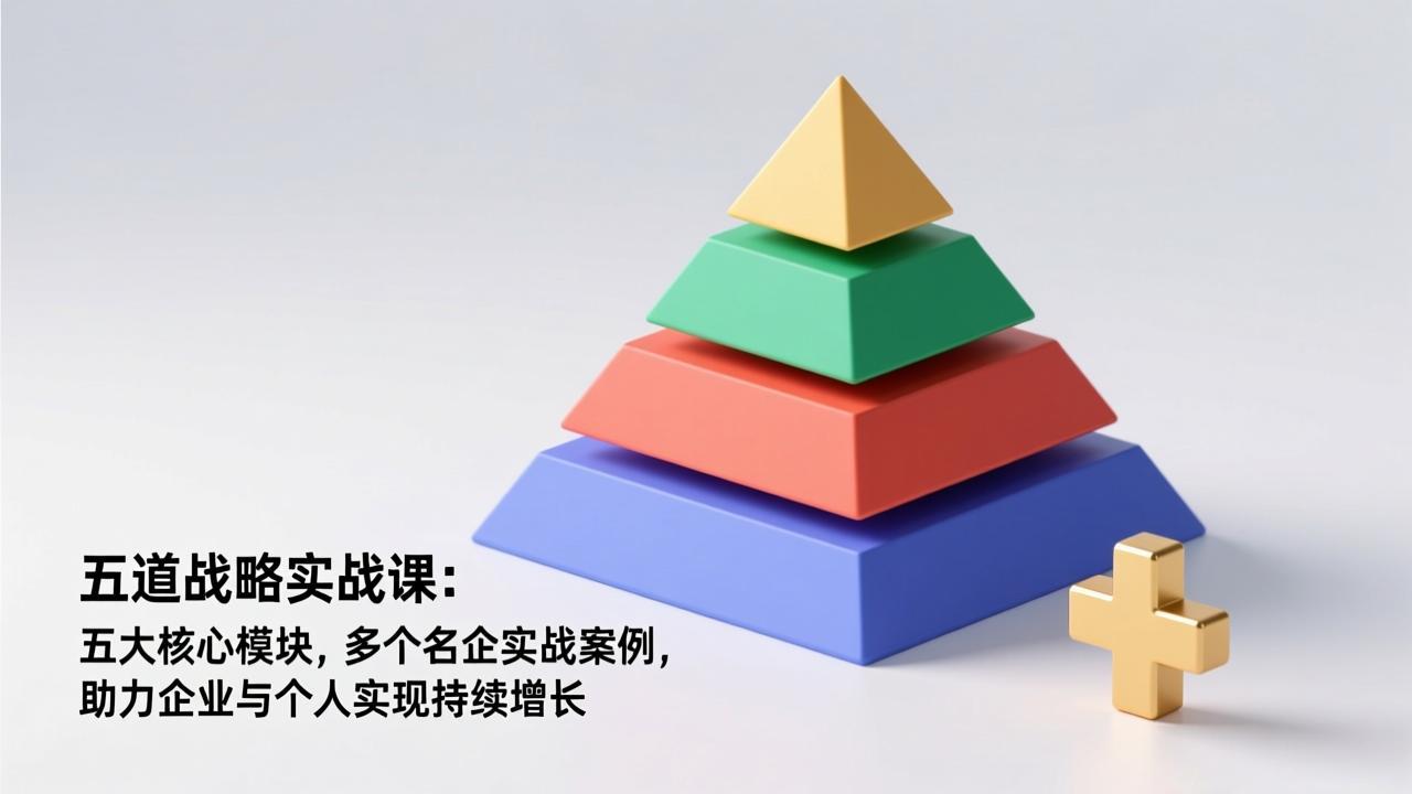 五道战略实战课：五大核心模块，多个名企实战案例，助力企业与个人实现持续增长-550资源网|九公子网络科技