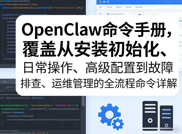 OpenClaw命令手册，覆盖从安装初始化、日常操作、高级配置到故障排查、运维管理的全流程命令详解-550资源网|九公子网络科技