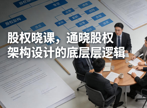 股权晓课，通晓股权架构设计的底层逻辑-550资源网|九公子网络科技