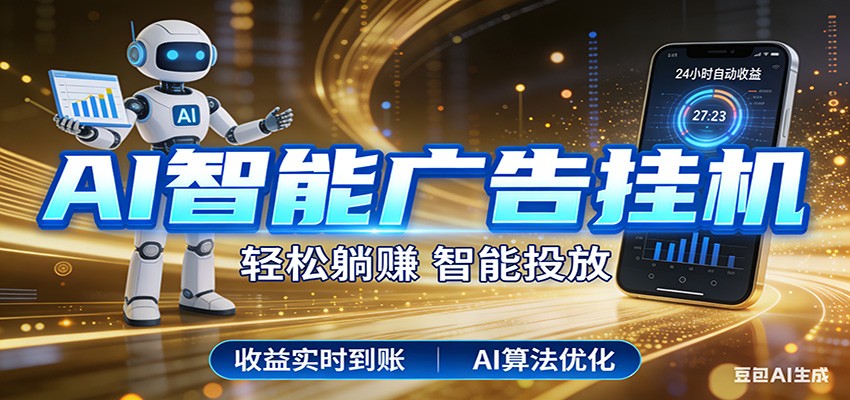 智能广告挂机新时代，利用碎片化时间实现稳定被动收益，AI帮你持续盈利-550资源网|九公子网络科技