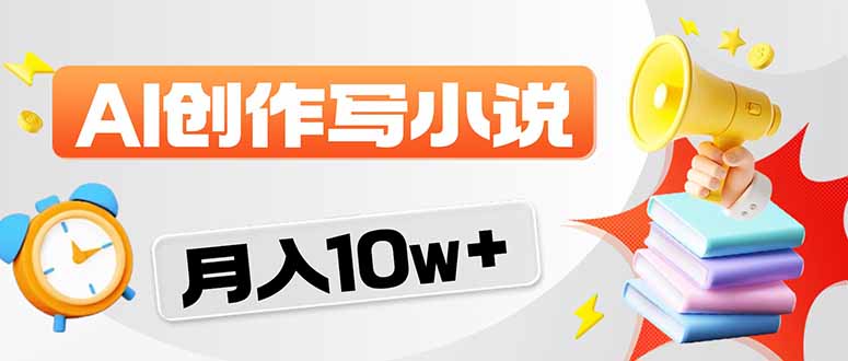 2026风口项目AI写小说 轻松实现月入10w+-550资源网|九公子网络科技